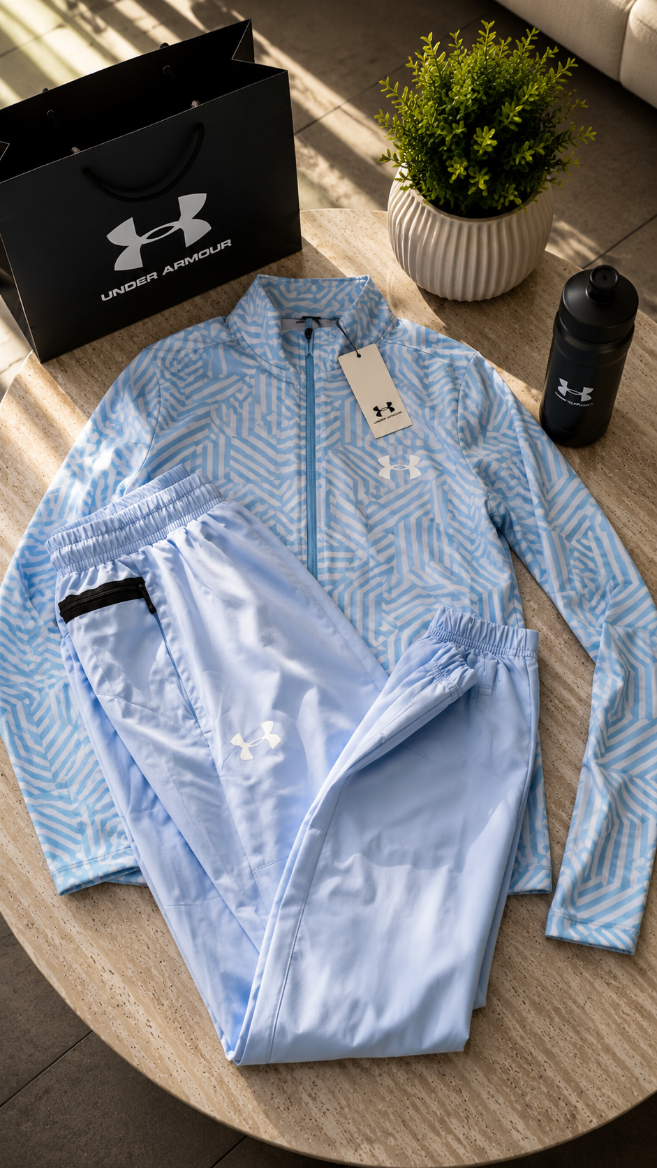 Ensemble long Under bleu