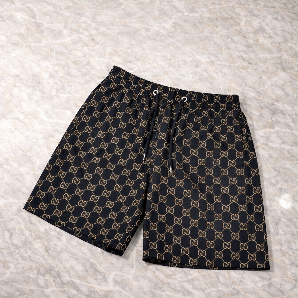 Gucci - Short de bain logo foncé