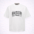 Fendi – T-shirt Blanc Logo FENDI Roma