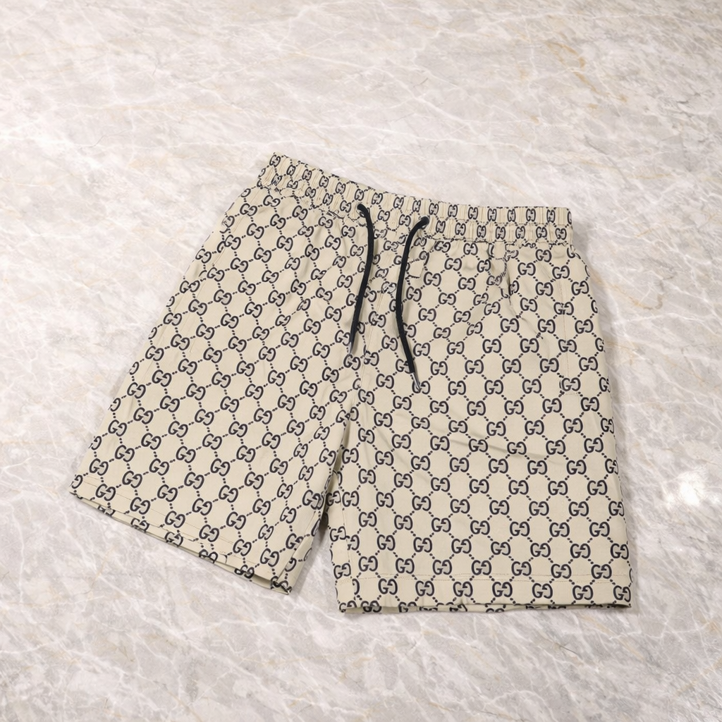 Gucci - Short de bain logo clair