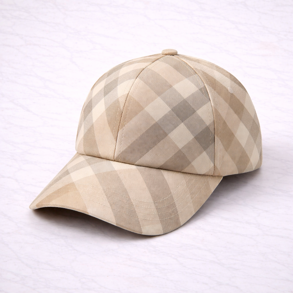 Burberry – Casquette Check Beige Signature