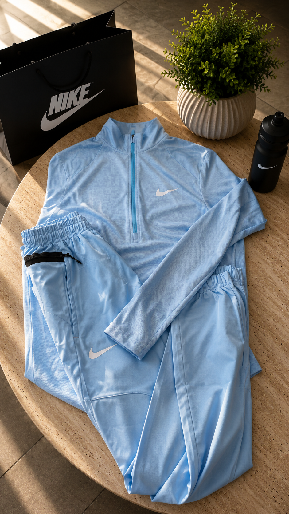 Ensemble long Nike bleu